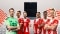Das Bild zeigt Spieler des FC Bayern München 